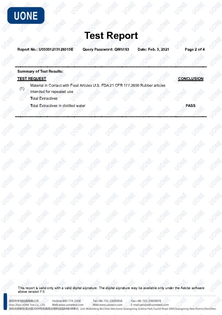 U03001210128010E FDA 21 CFR 177.2600 硅橡胶 -英文(1)_Page2